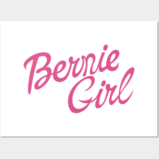 Bernie Girl pink Posters and Art